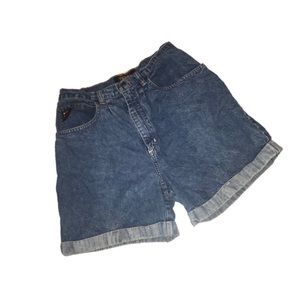 High Waist Jean Shorts